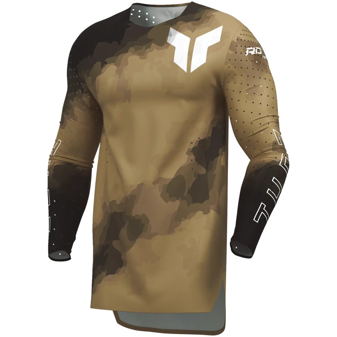 Crosströja Sportmode Carbon Svart/Koppar THOR s – bild 9