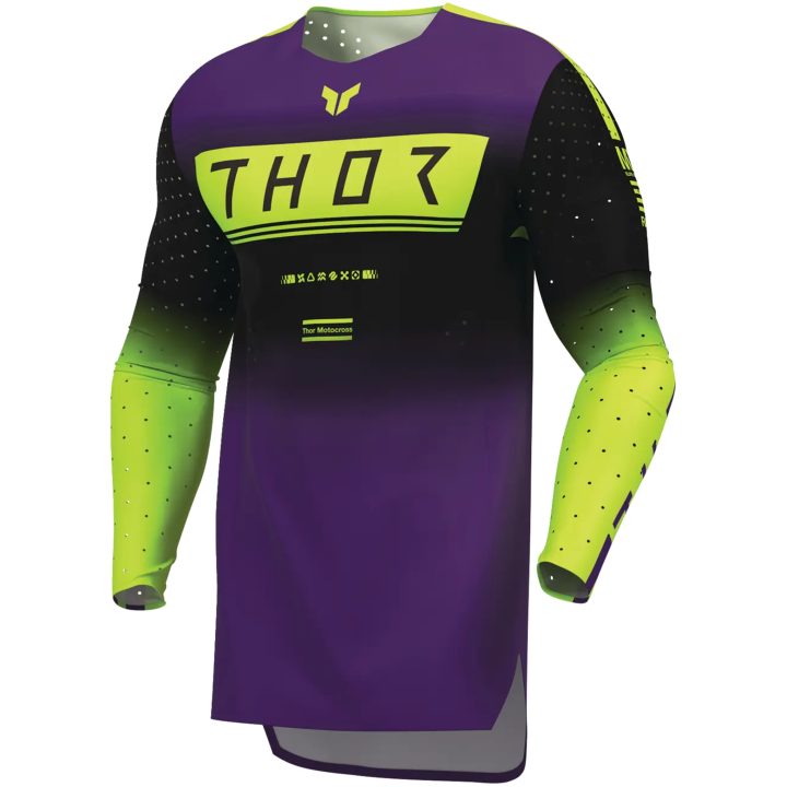 Crosströja Sportmode Geo Svart/Lila THOR M – bild 2