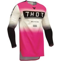 Crosströja Sportmode Geo Vit/Rosa THOR