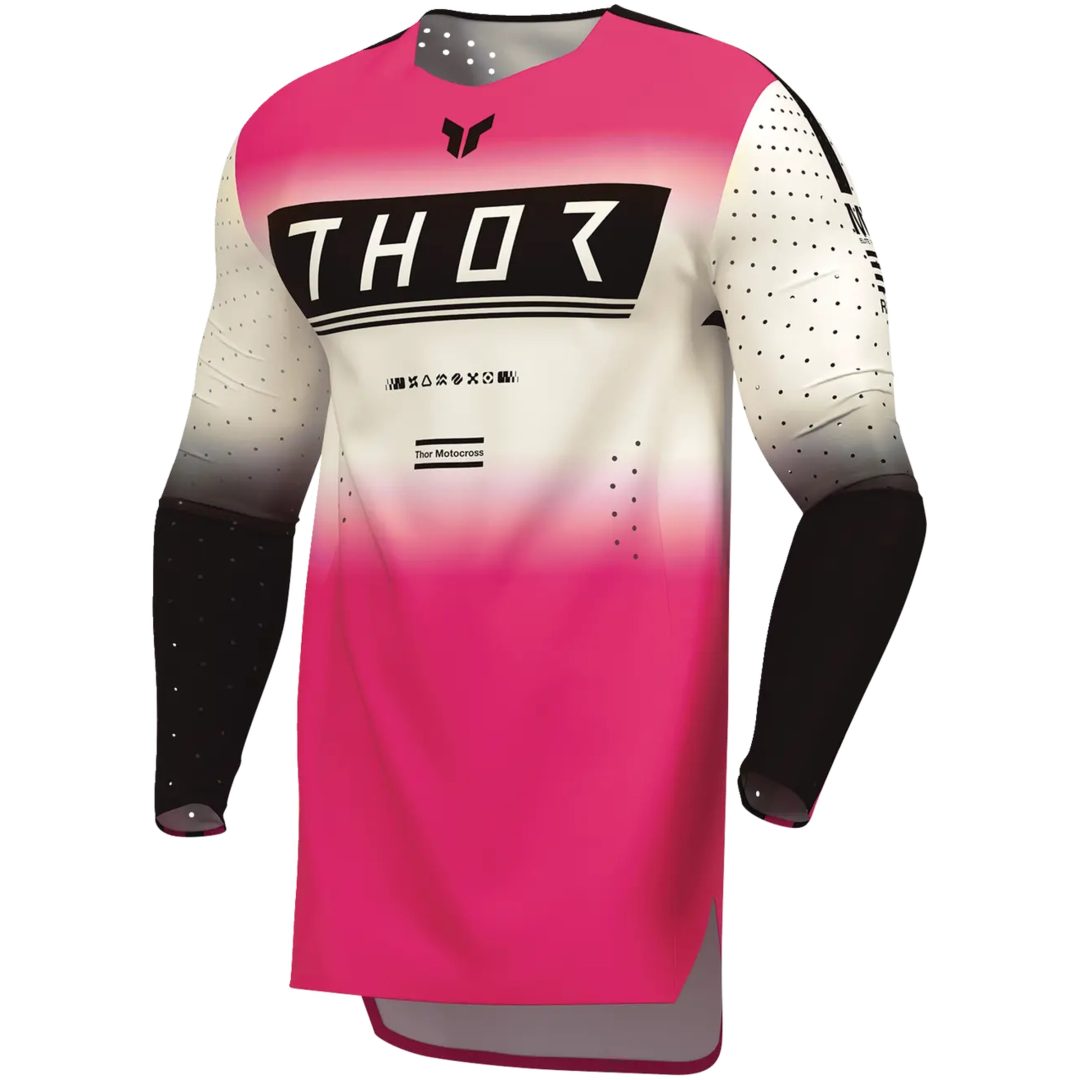 Crosströja Sportmode Geo Vit/Rosa THOR M – bild 7