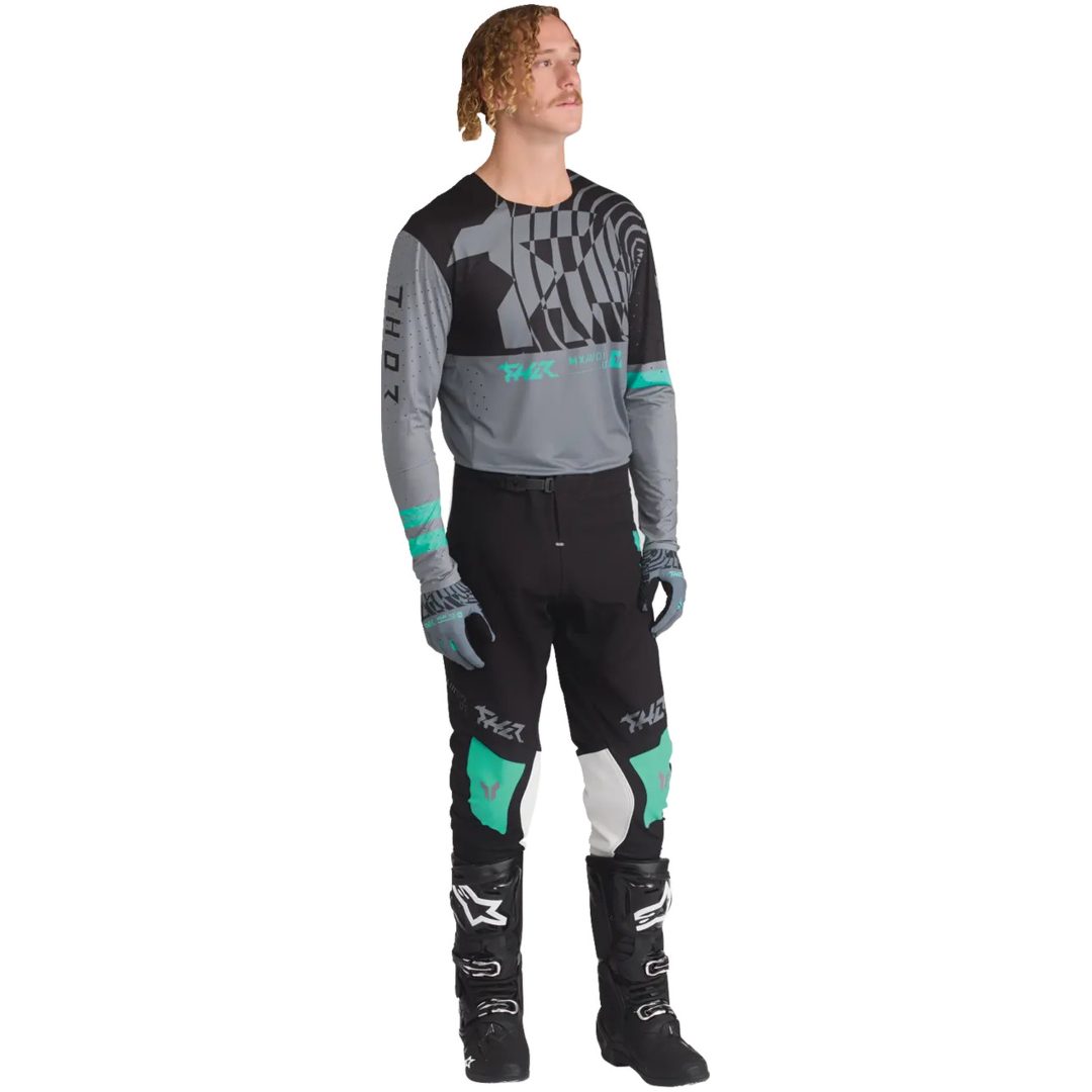 Crosströja Sportmode Mind Control Grå Svart THOR s – bild 4