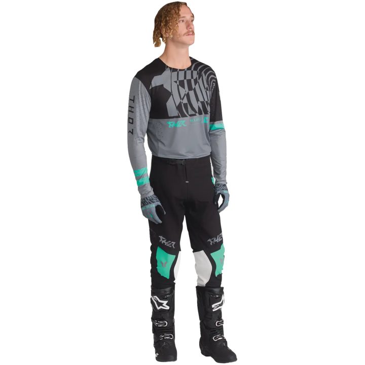 Crosströja Sportmode Mind Control Grå Svart THOR s – bild 4