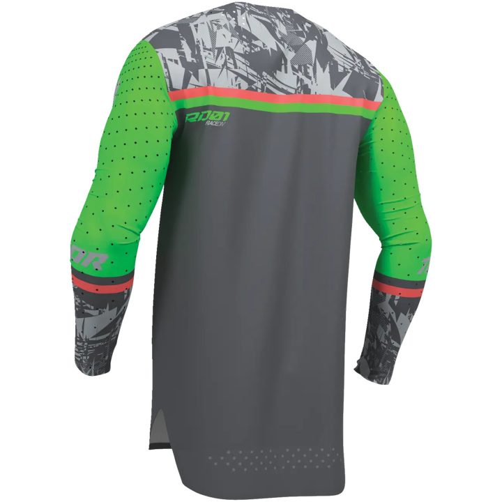 Crosströja Sportmode Punkd Grå Grön THOR s – bild 3
