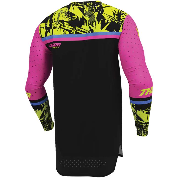 Crosströja Sportmode Punkd Svart Rosa THOR s – bild 2