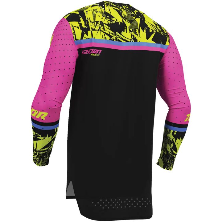 Crosströja Sportmode Punkd Svart Rosa THOR s – bild 3