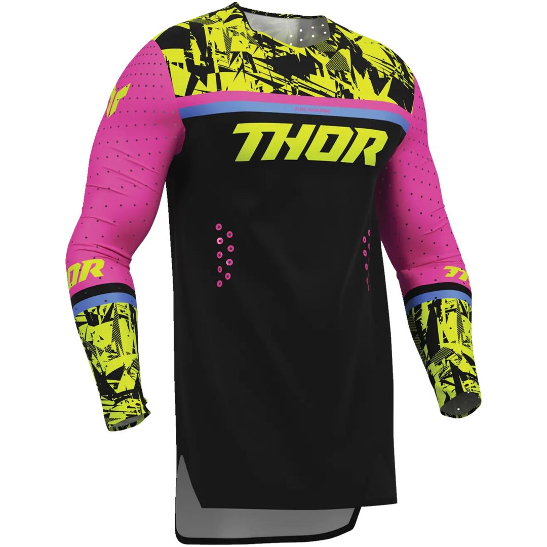 Crosströja Sportmode Punkd Svart Rosa THOR s