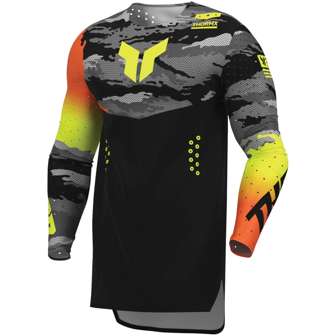 Crosströja Sportmode Recon LE Svart Gul Grå Orange THOR M