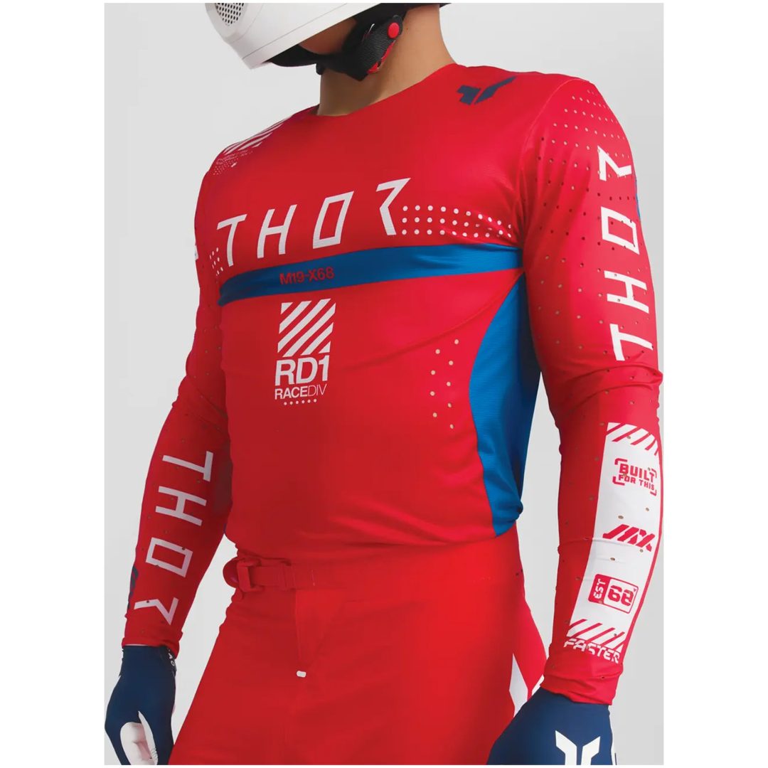 Crosströja Sportmode Synth Röd THOR L – bild 5