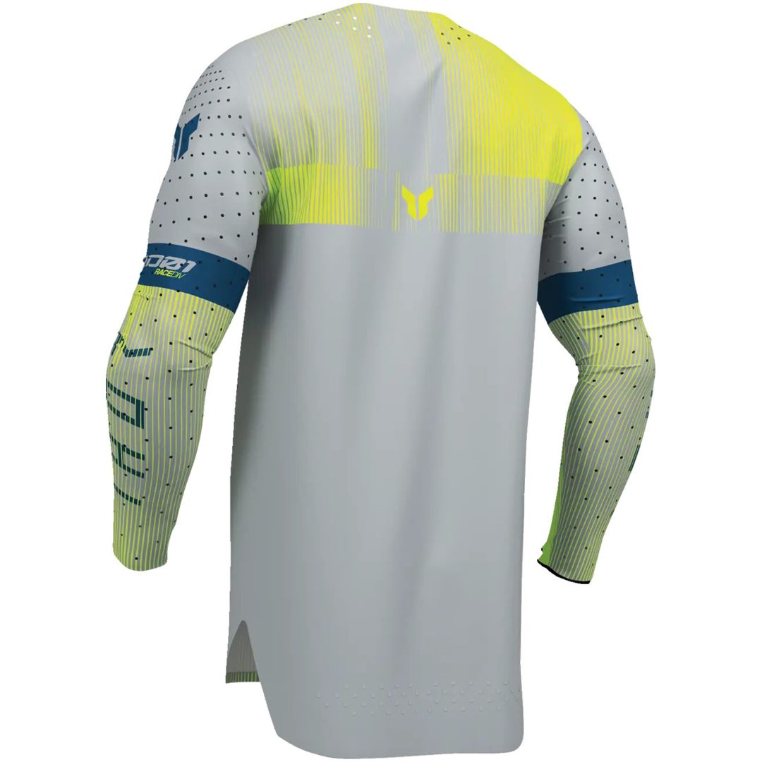 Crosströja Sportmode Vanish Grå Gul THOR s – bild 4