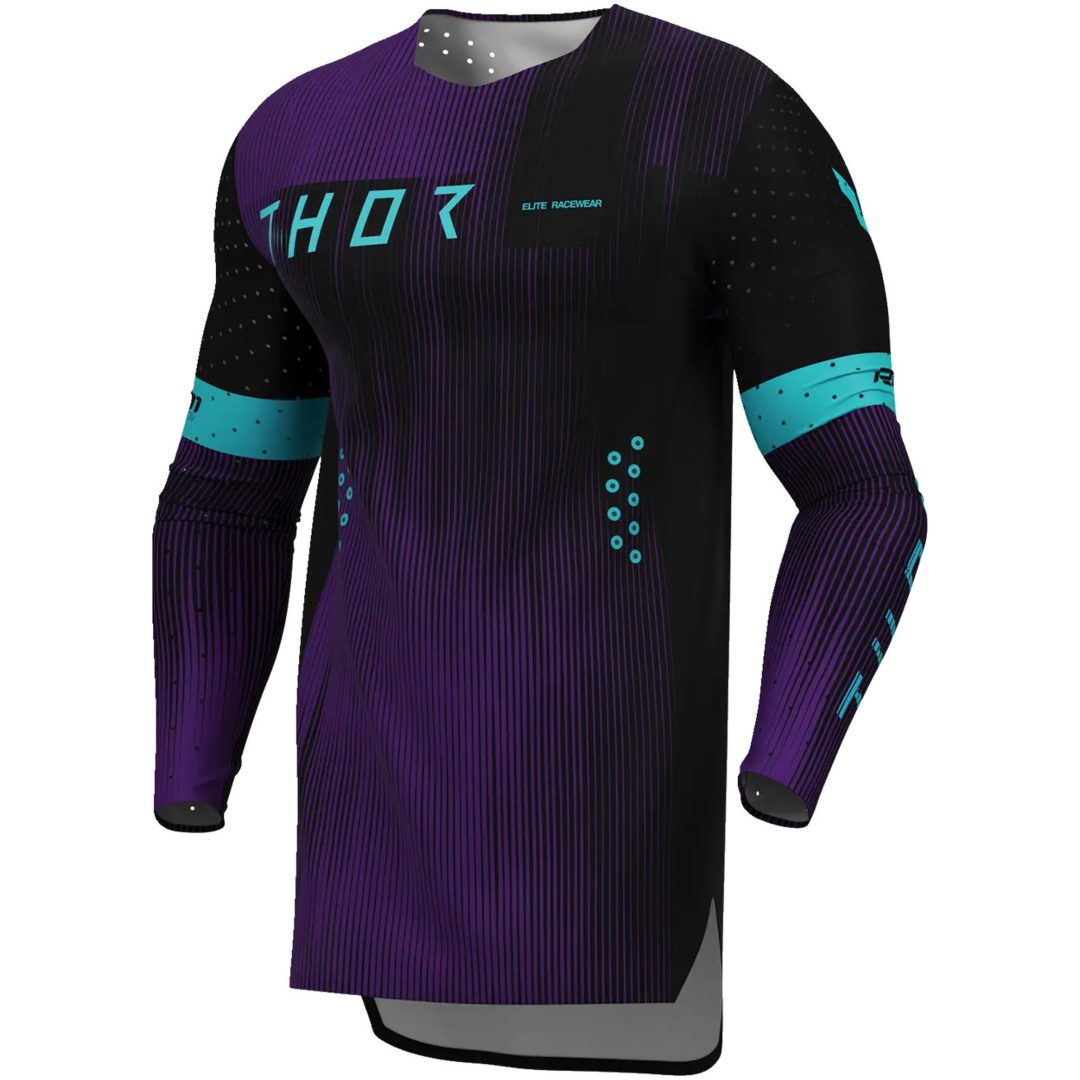 Crosströja Sportmode Vanish Svart Lila THOR s – bild 2