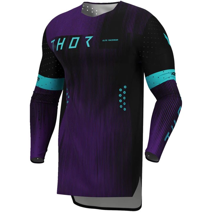 Crosströja Sportmode Vanish Svart Lila THOR s – bild 2