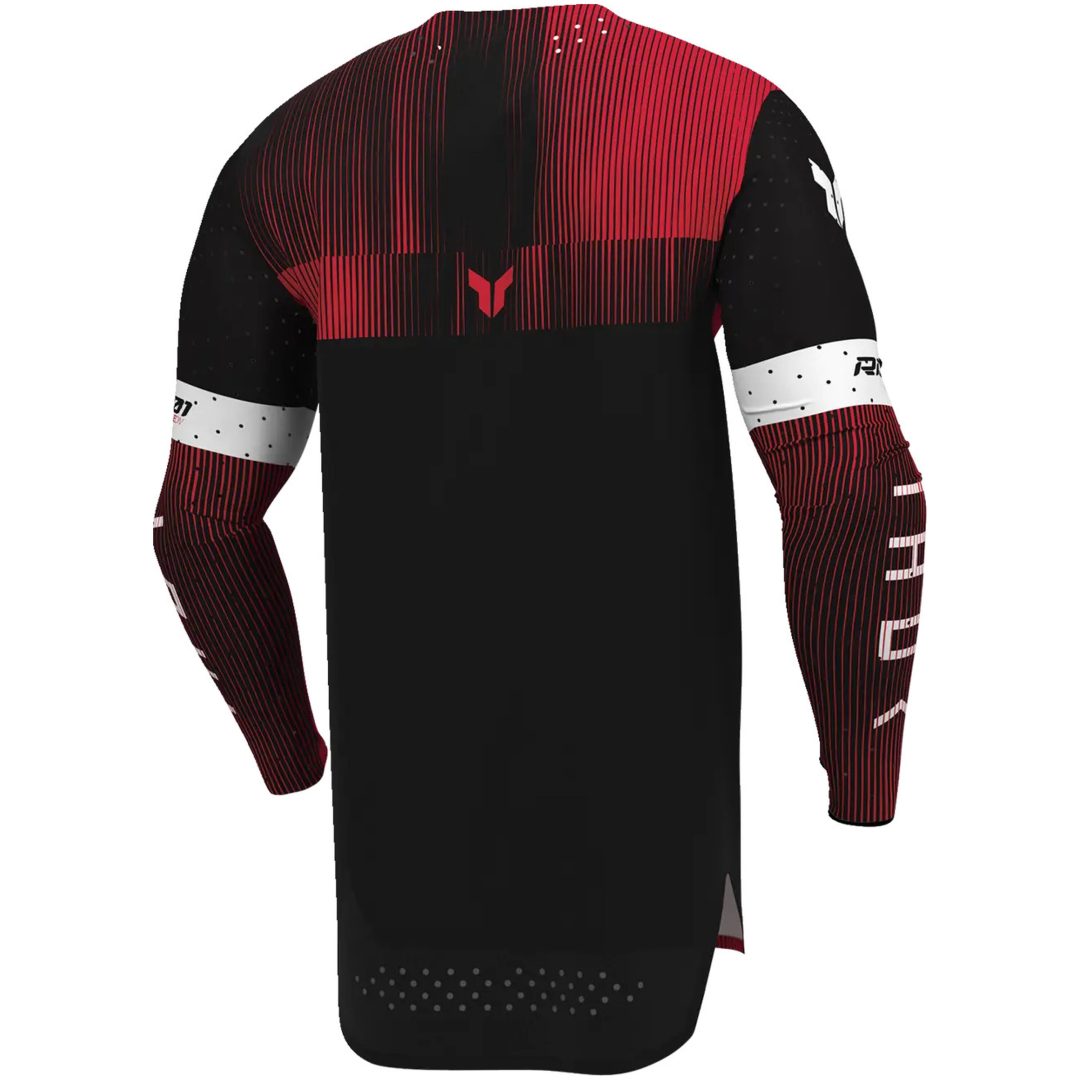 Crosströja Sportmode Vanish Svart Röd THOR s – bild 4