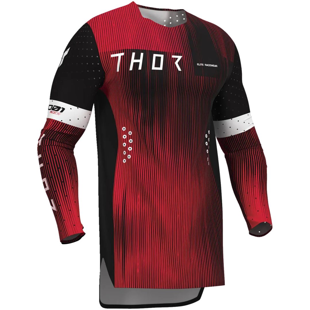 Crosströja Sportmode Vanish Svart Röd THOR s