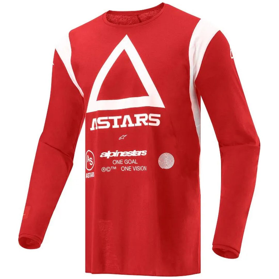 Crosströja Techdura Röd ALPINESTARS Small