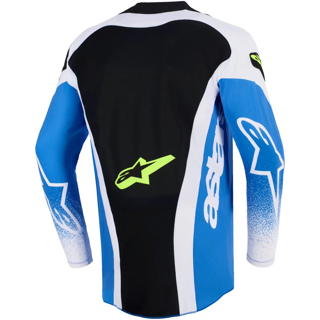 Crosströja Techstar Knif Svart Blå Gul ALPINESTARS(MX) Small – bild 2