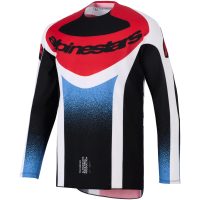 Crosströja Techstar Knif Svart Röd Vit ALPINESTARS(MX)