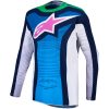 Crosströja Techstar Maven Blå Grön Vit Alpinestars s – miniatyr 1