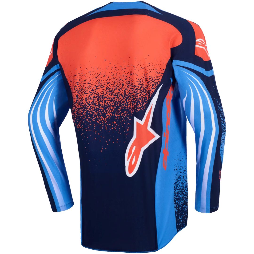 Crosströja Techstar Nomur Blå Marinblå Orange ALPINESTARS(MX) M – bild 2