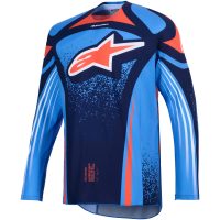 Crosströja Techstar Nomur Blå Marinblå Orange ALPINESTARS(MX)