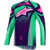 Crosströja Techstar Nomur Grön Rosa Lila ALPINESTARS(MX) L – miniatyr 1