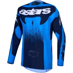 Crosströja Techstar Swan Blå Vit Alpinestars