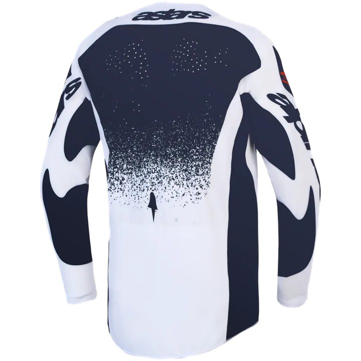 Crosströja Techstar Swan Mörkgrå Ljuslila Röd Alpinestars s – bild 2