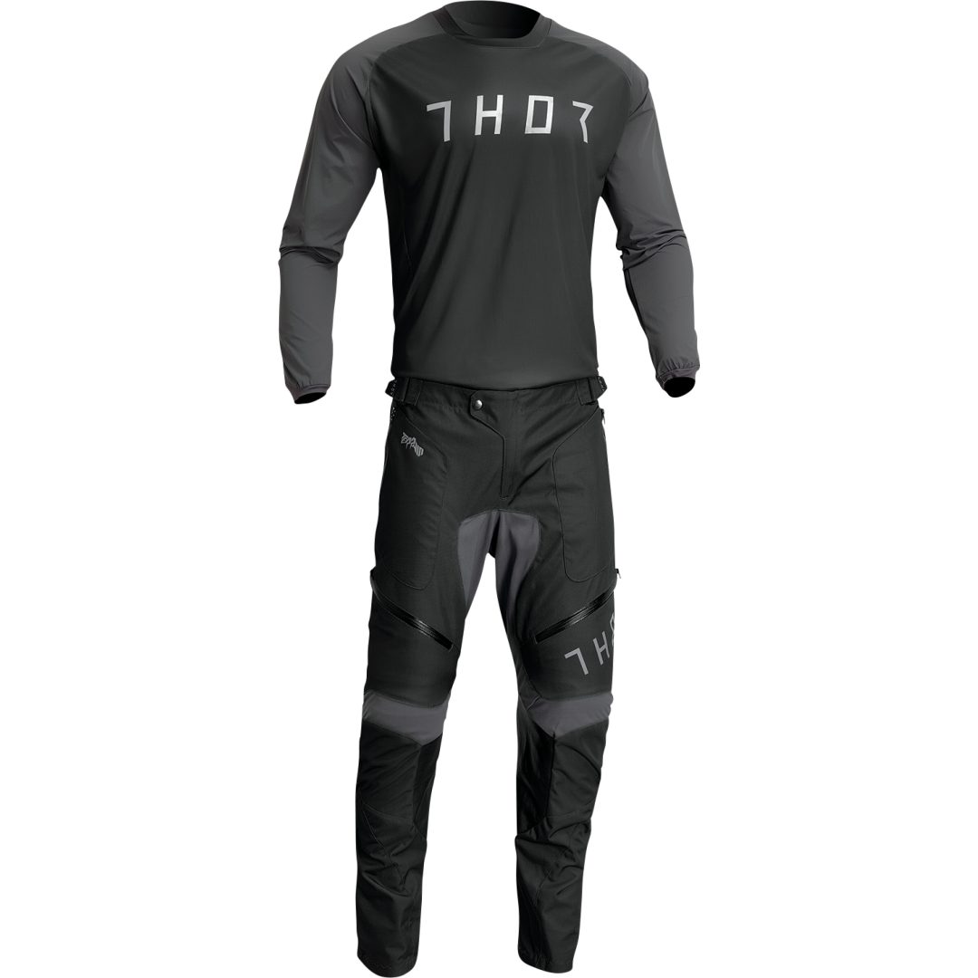 Crosströja Terrain Svart/Grå THOR 3XL – bild 4