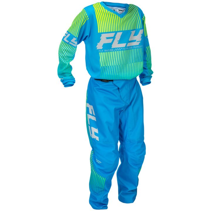 Crosströjor Barn F-16 Blå/Gul FLY RACING yxl – bild 3