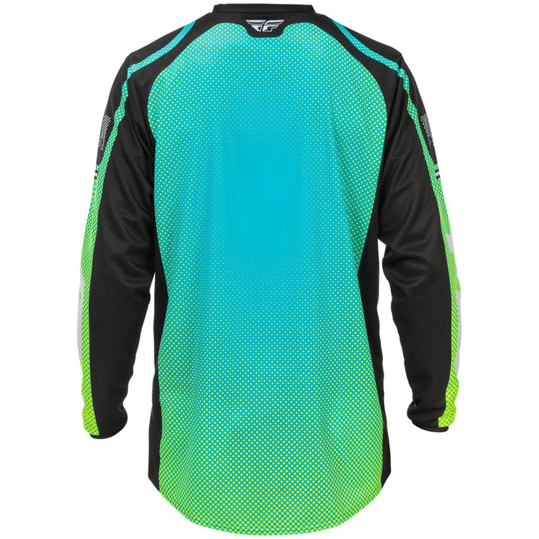 Crosströjor F-16 Turkos/Svart/Vit FLY RACING XXL – bild 2