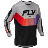 Crosströjor Kinetic Grå/Röd/Lila/Svart FLY RACING