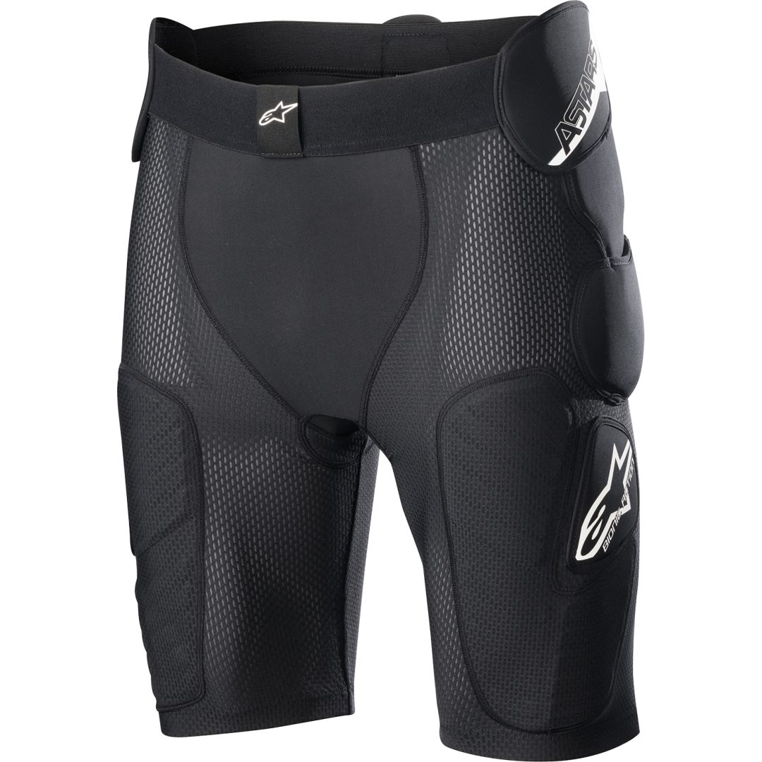 Crossunderställsshorts Textil Bio Action Svart ALPINESTARS Small