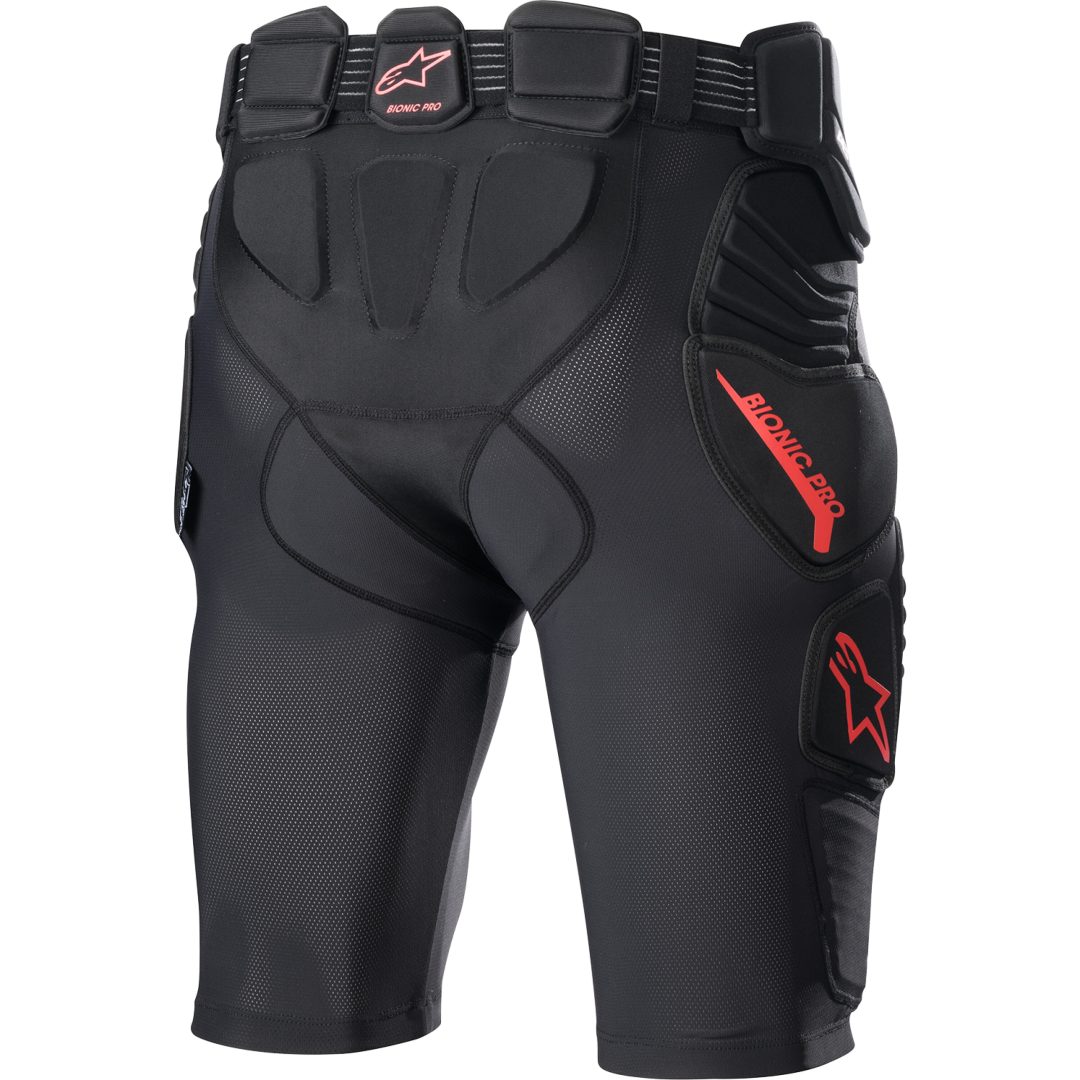 Crossunderställsshorts Textil Bio Pro Svart/Röd ALPINESTARS Large – bild 3