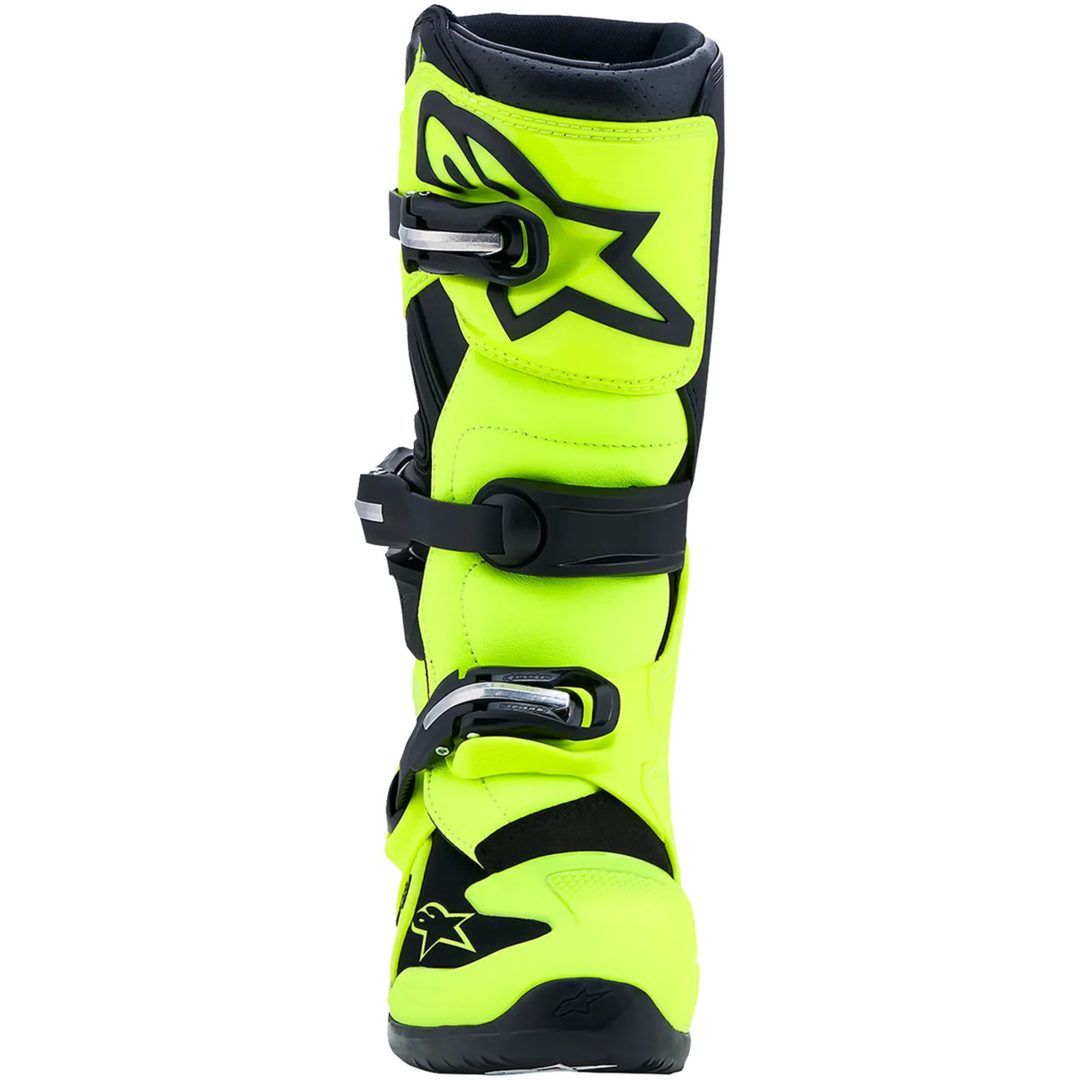 Crostövlar Barn Tech 7S Svart Neongul Alpinestars – bild 3