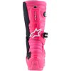 Crostövlar Barn Tech 7S Svart Neonrosa Vit Alpinestars – miniatyr 3