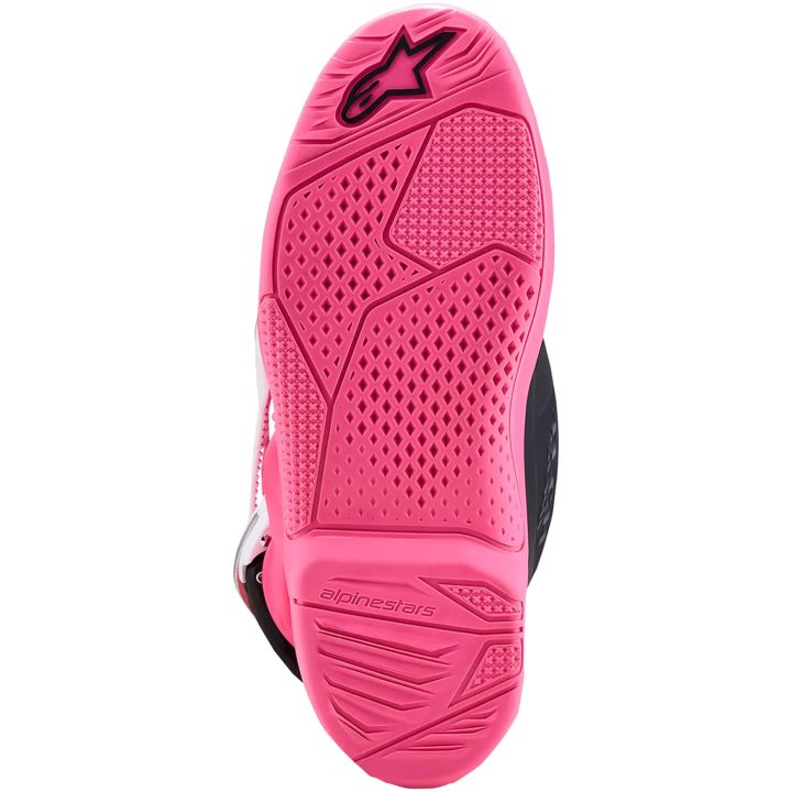 Crostövlar Barn Tech 7S Svart Neonrosa Vit Alpinestars – bild 6