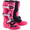 Crostövlar Barn Tech 7S Svart Neonrosa Vit Alpinestars – miniatyr 1