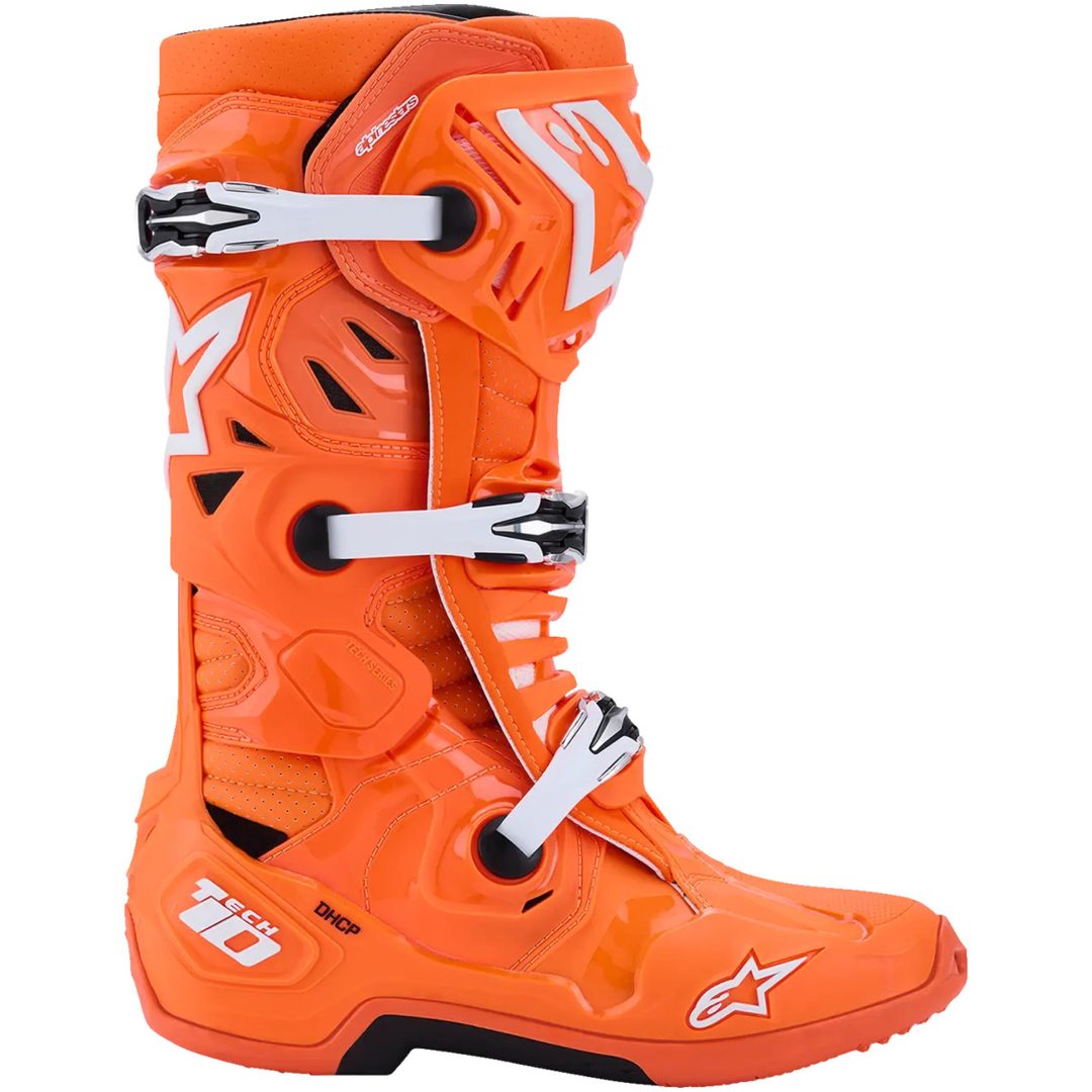 Crostövlar Tech 10 Supervented Svart Orange Vit ALPINESTARS(MX) 40.5 – bild 6