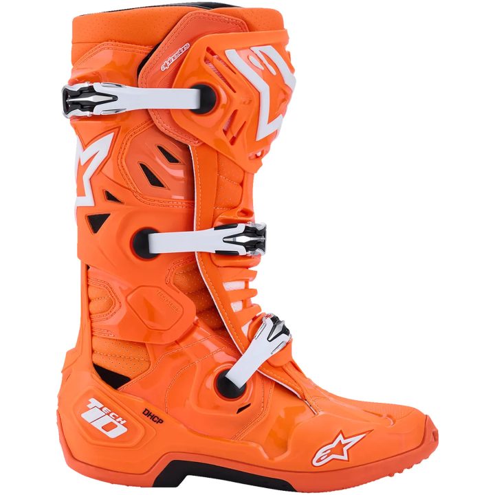 Crostövlar Tech 10 Supervented Svart Orange Vit ALPINESTARS(MX) 40.5 – bild 6