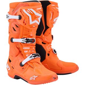 Crostövlar Tech 10 Supervented Svart Orange Vit ALPINESTARS(MX)