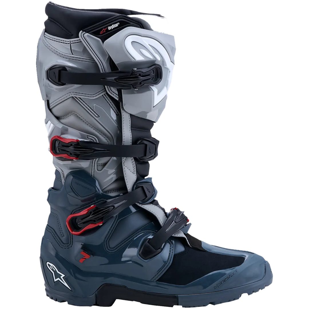 Crostövlar Tech 7 Enduro Drystar® Grå Röd Alpinestars 38 – bild 3
