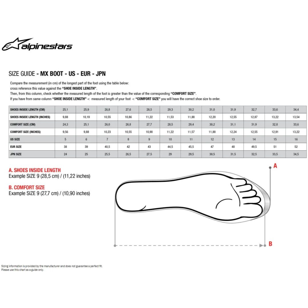 Crostövlar Tech 7 Enduro Drystar® Grå Röd Alpinestars 38 – bild 8