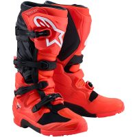 Crostövlar Tech 7 Enduro Svart Neonröd Alpinestars
