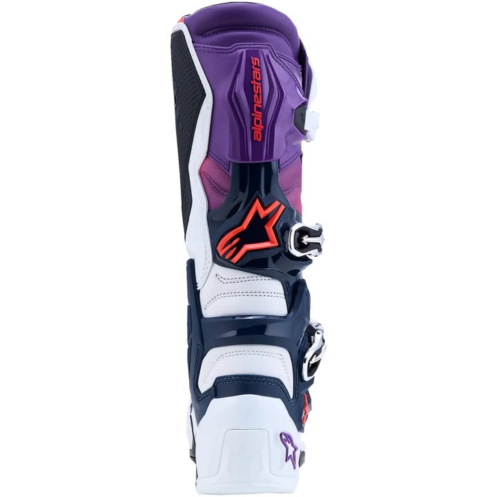 Crostövlar Tech 7 Vit Blå Neonröd Lila Alpinestars – bild 6