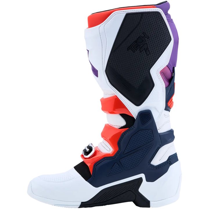 Crostövlar Tech 7 Vit Blå Röd Lila Alpinestars 40,5 – bild 2