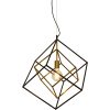 Cubes Takl, Svart/Mässing ANETA HOME Sockel E27 Svart /Matt Mässing – miniatyr 2
