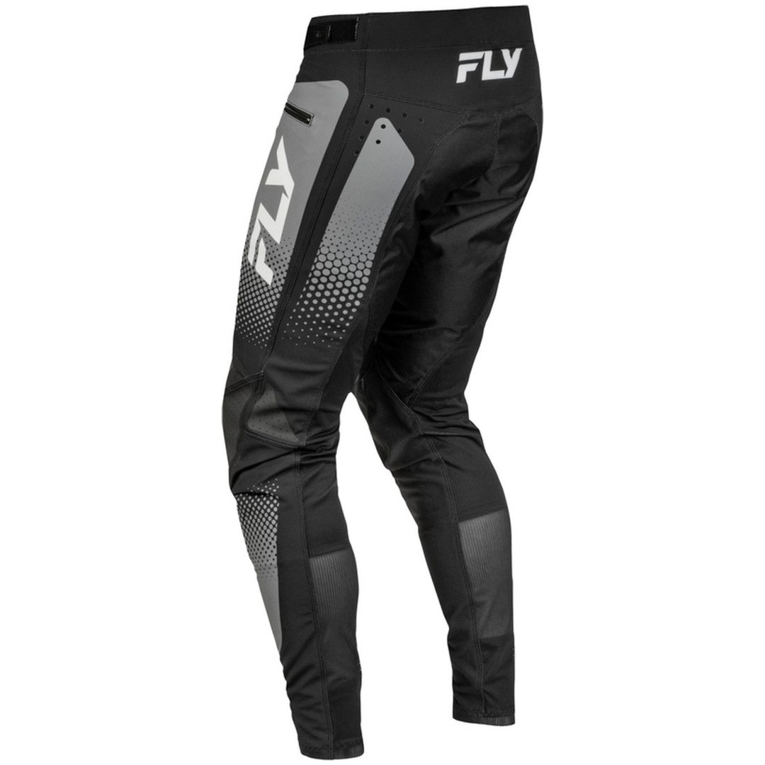 Cykelbyxor Barn Rayce Sonar Svart Grå Vit FLY RACING 18 – bild 4