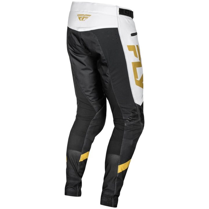 Cykelbyxor Rayce Vit/Svart/Guld FLY RACING 26 – bild 3