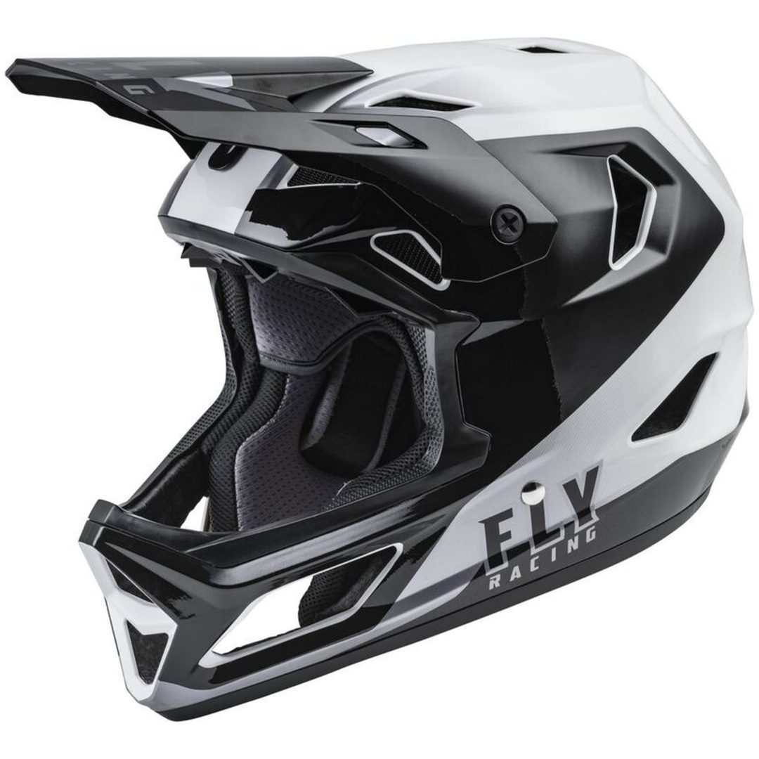 Cykelhjälm-MTB Rayce Svart/vit FLY RACING Medium (Barn)