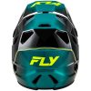 Cykelhjälm Off-Road Rayce Repeat Svart/Turkos/Gul FLY RACING ym – miniatyr 2