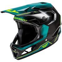 Cykelhjälm Off-Road Rayce Repeat Svart/Turkos/Gul FLY RACING